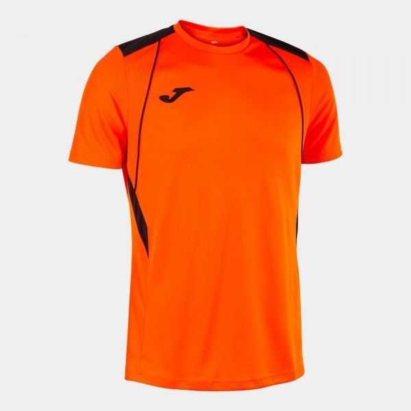 Joma Championship Vii Short Sleeve T-shirt Erkek Tişört Turuncu Siyah | 05FBLIARO