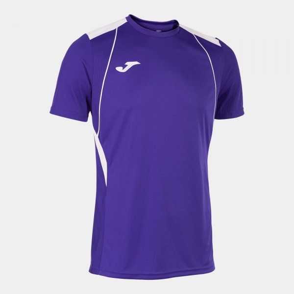 Joma Championship Vii Short Sleeve T-shirt Erkek Tişört Mor Beyaz | 02GLECDFN