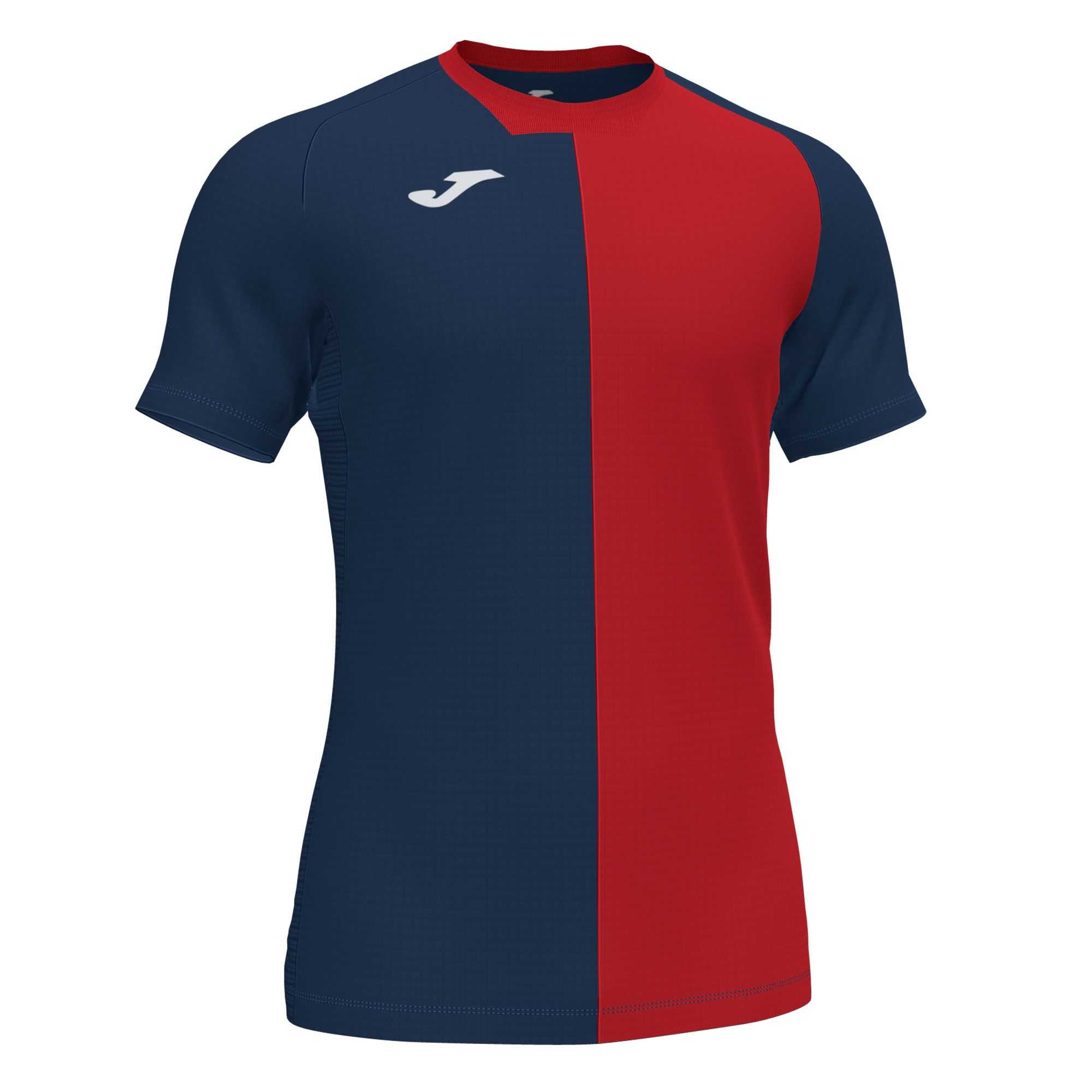 Joma City T-shirt S/S Erkek Tişört Lacivert Kırmızı | 27VLMSPXA