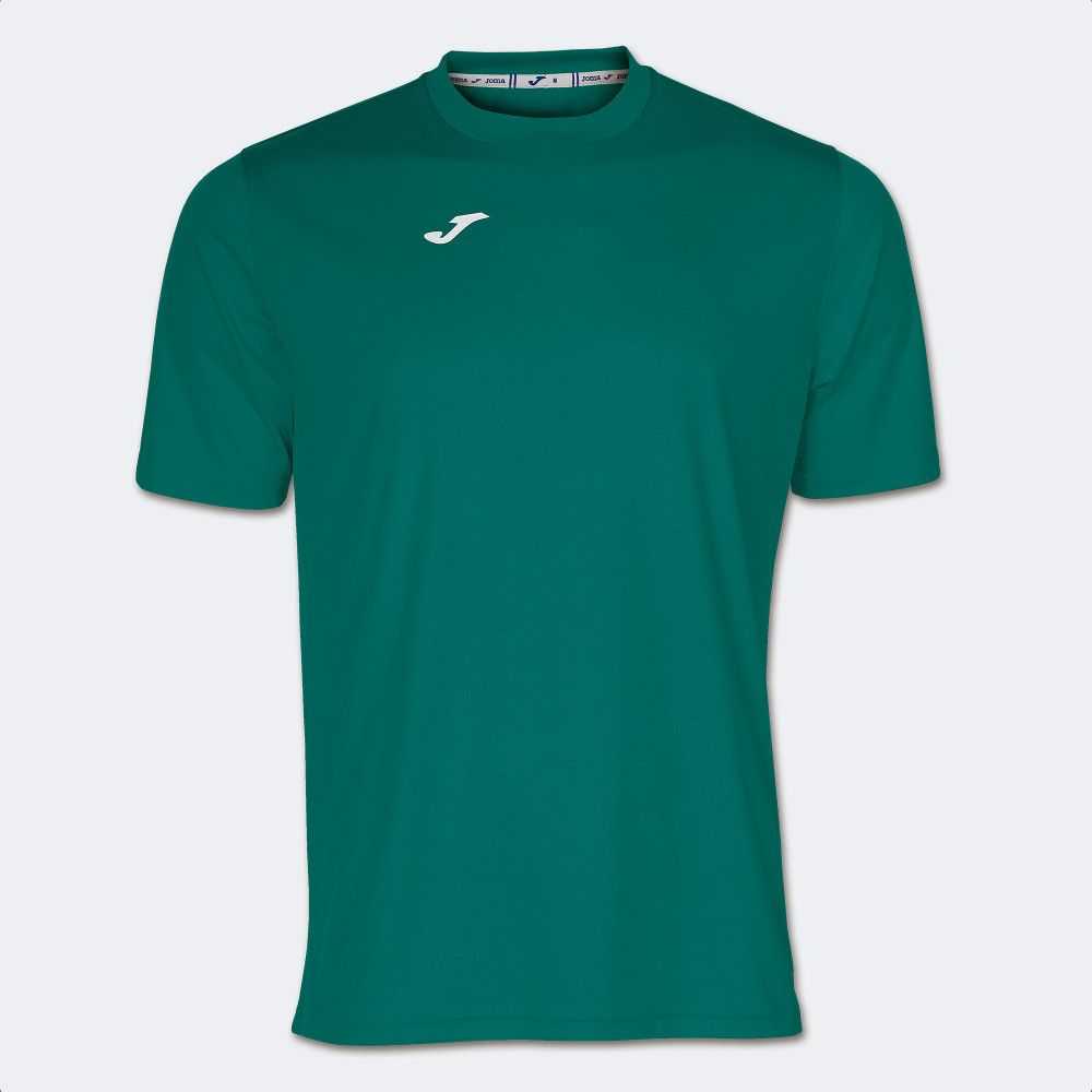 Joma Combi Short Sleeve T-shirt Erkek Tişört Yeşil | 56YFTEQUH