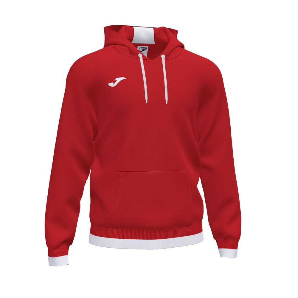 Joma Confort Ii Hoodie Erkek Tişörtü Kırmızı Beyaz | 21CODKUPJ