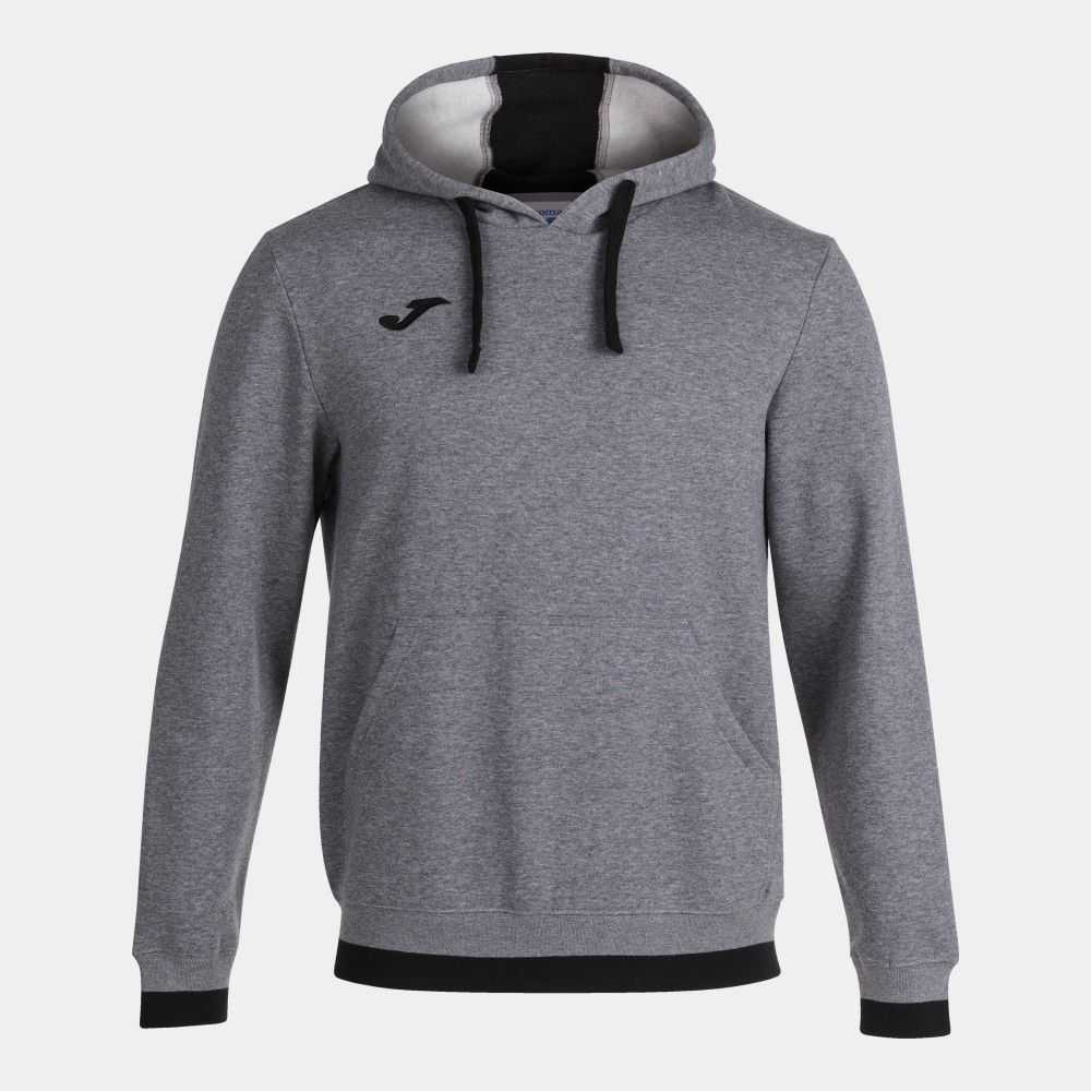 Joma Confort Ii Hoodie Melange Erkek Tişörtü Gri Siyah | 28TADGOMI