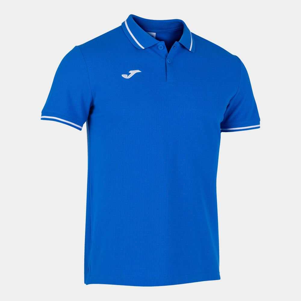 Joma Confort Ii Short Sleeve Polo Erkek Tişört Kraliyet Mavisi | 63VZDOXMS