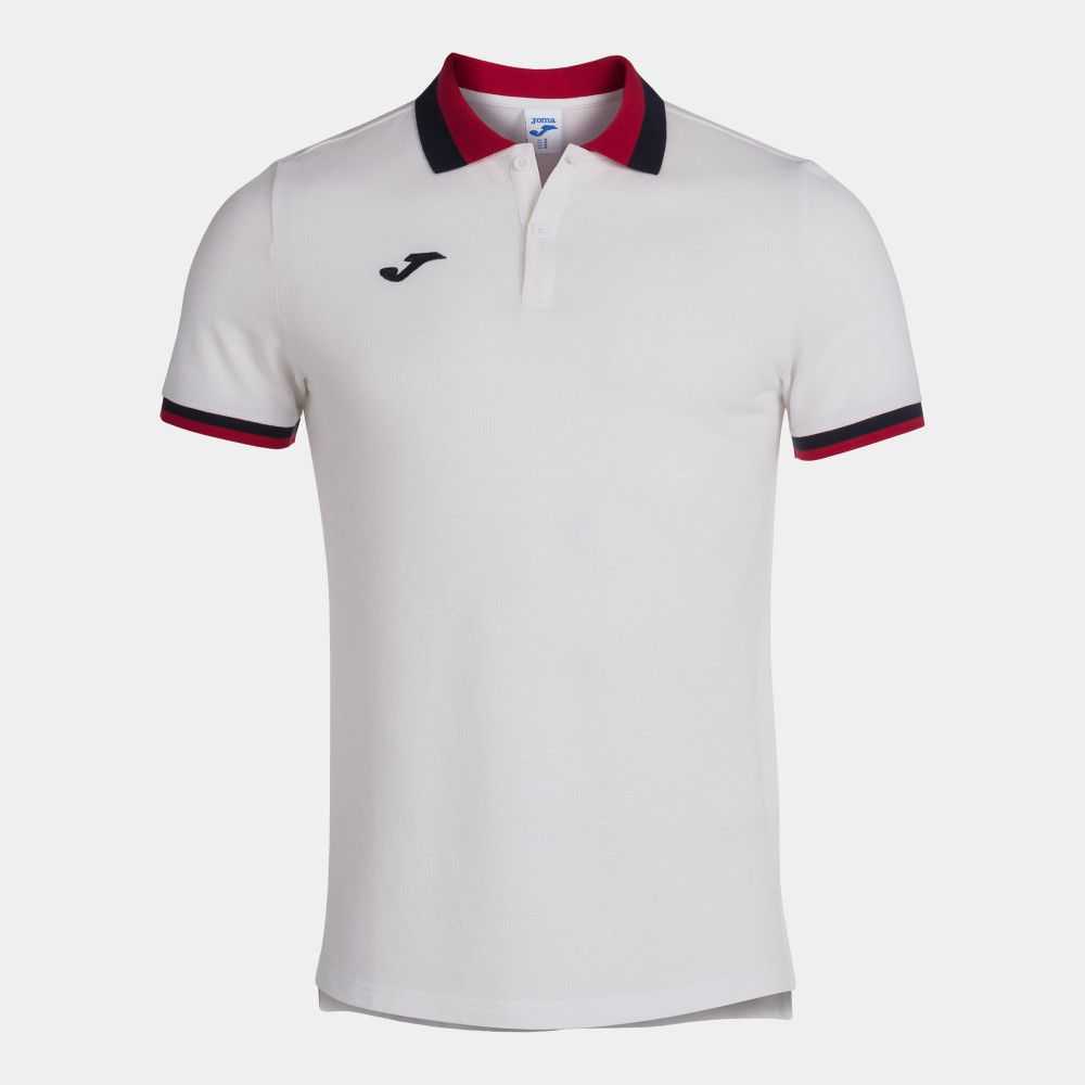 Joma Confort Ii Short Sleeve Polo Erkek Tişört Beyaz | 87JVCLWPH