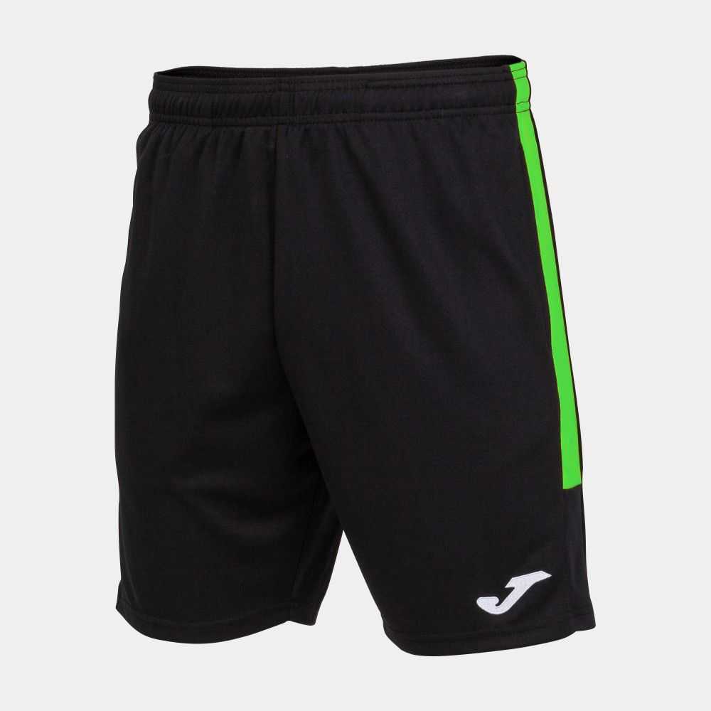 Joma Eco Championship Bermuda Fluor Erkek Pantolon Siyah Yeşil | 04YSQLGEX