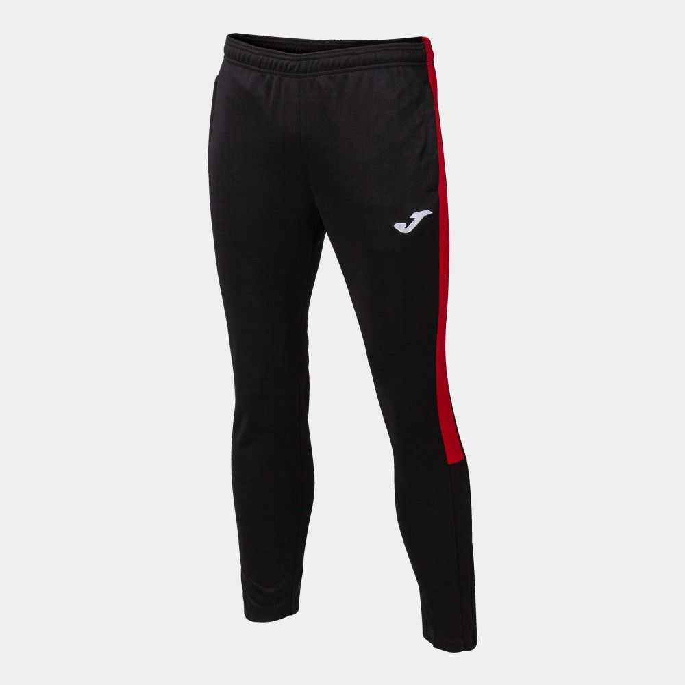 Joma Eco Championship Long Pants Erkek Pantolon Siyah Kırmızı | 42RFOUDVG