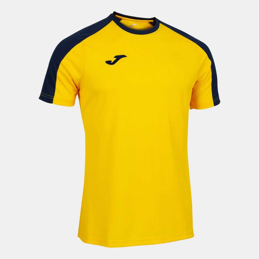 Joma Eco Championship Short Sleeve T-shirt Erkek Tişört Sarı Lacivert | 49XPELIDN