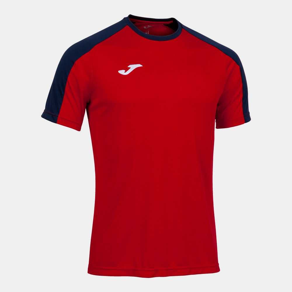 Joma Eco Championship Short Sleeve T-shirt Erkek Tişört Kırmızı Lacivert | 54NYRAQIB