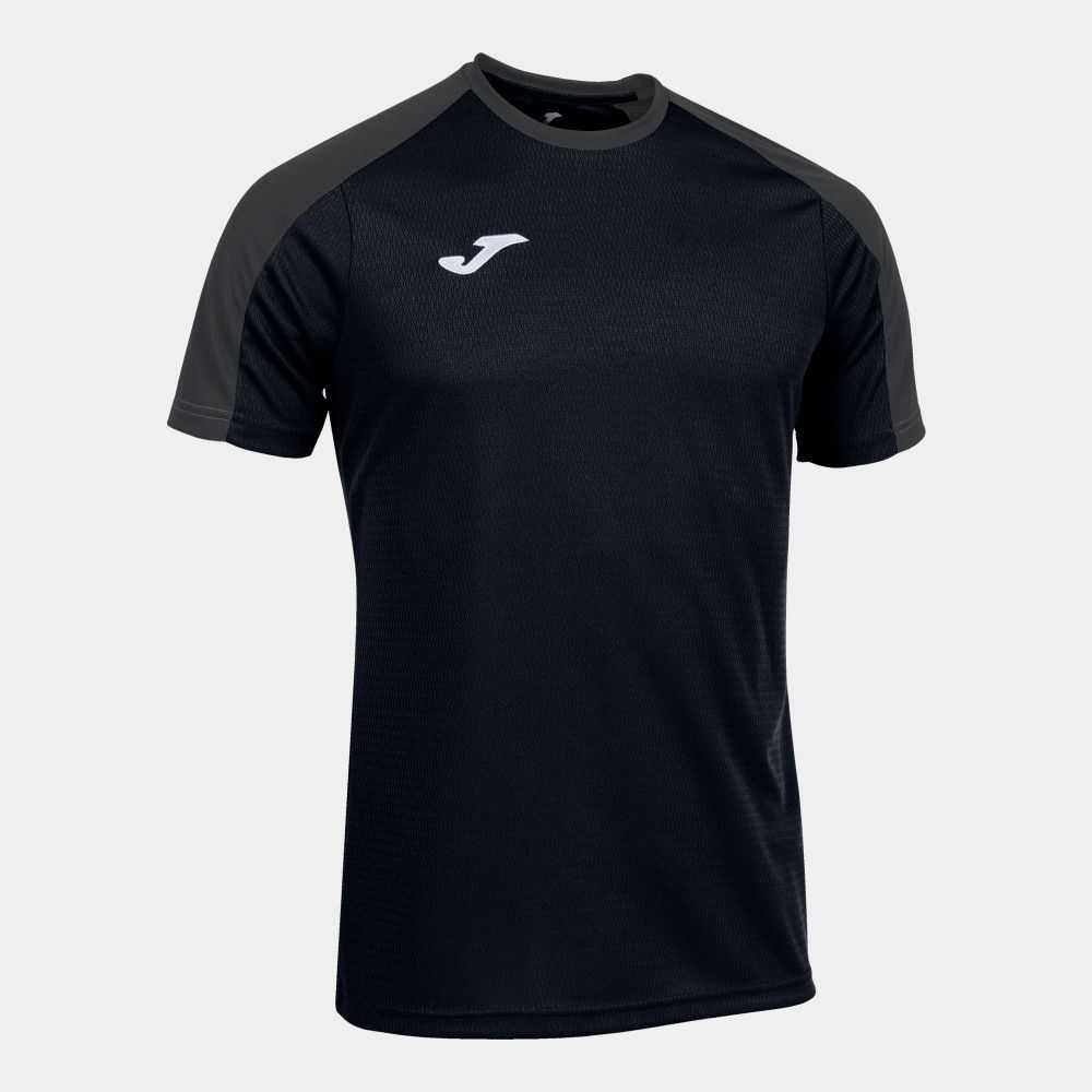 Joma Eco Championship Short Sleeve T-shirt Anthracite Erkek Tişört Siyah Koyu Gri | 78PHVXLCK