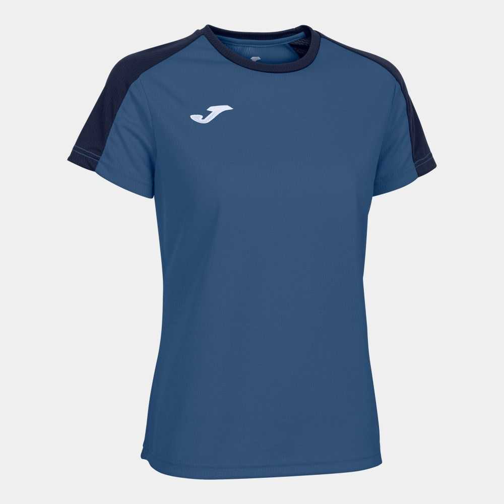 Joma Eco Championship Short Sleeve T-shirt Kadın Tişört Mavi Lacivert | 94IQGFWHD