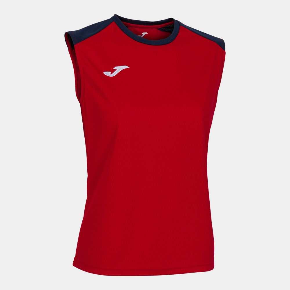 Joma Eco Championship Tank Top Kadın Tişört Kırmızı Lacivert | 82RENFISZ