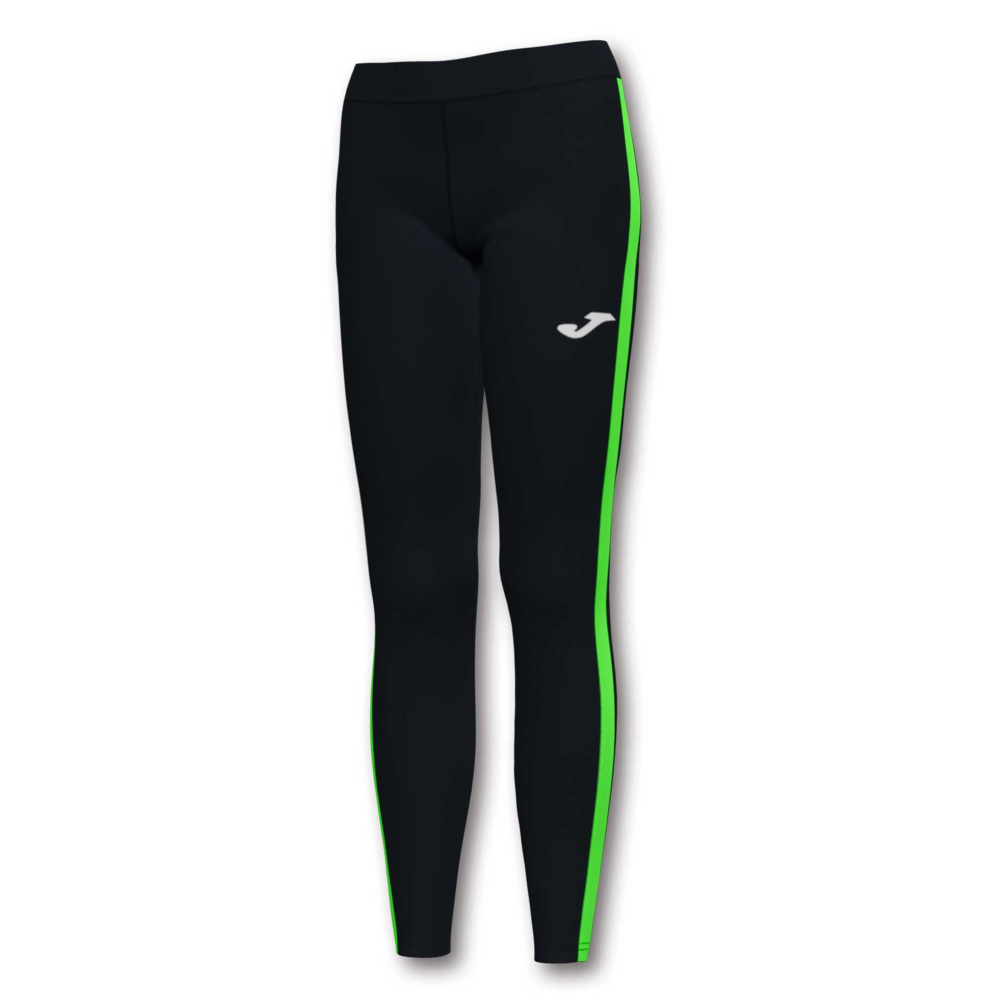 Joma Elite Vii Long Tight fluor Kadın Pantolon Siyah Yeşil | 08RBUFSKJ