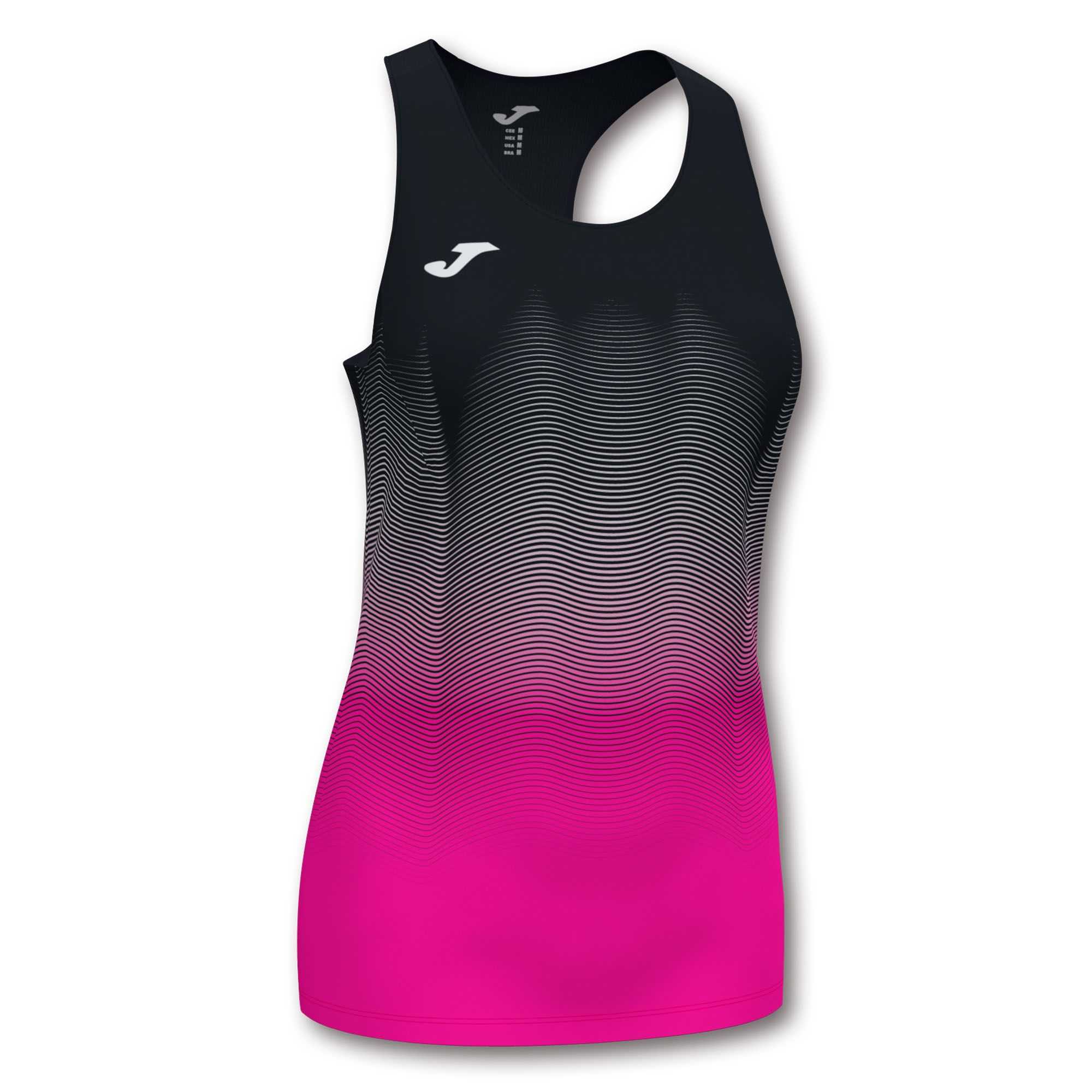 Joma Elite Vii Tank Top Fluor Kadın Tişört Siyah Pembe Beyaz | 14KHNDCFQ