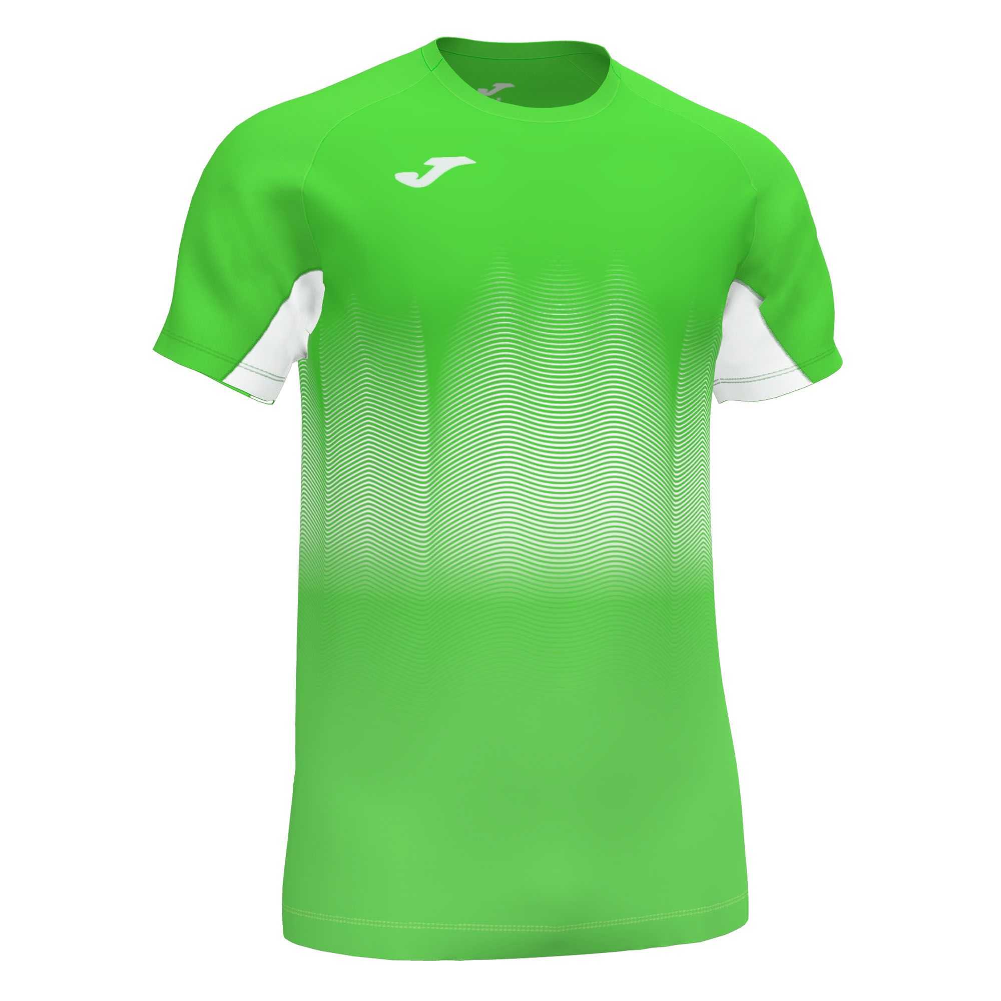 Joma Elite Vii T-shirt Fluor S/S Erkek Tişört Yeşil Beyaz | 47ZSFIBOQ