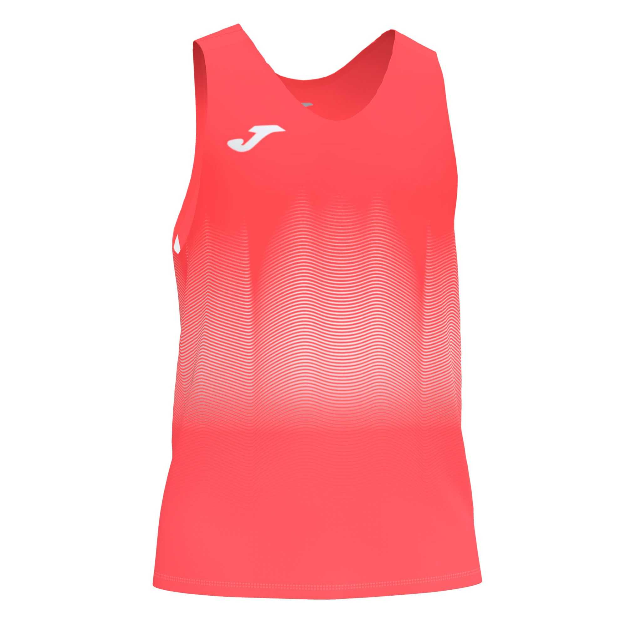 Joma Elite Vii T-shirt Fluor Sleeveless Erkek Tişört Mercan Beyaz | 45KGUBJIN