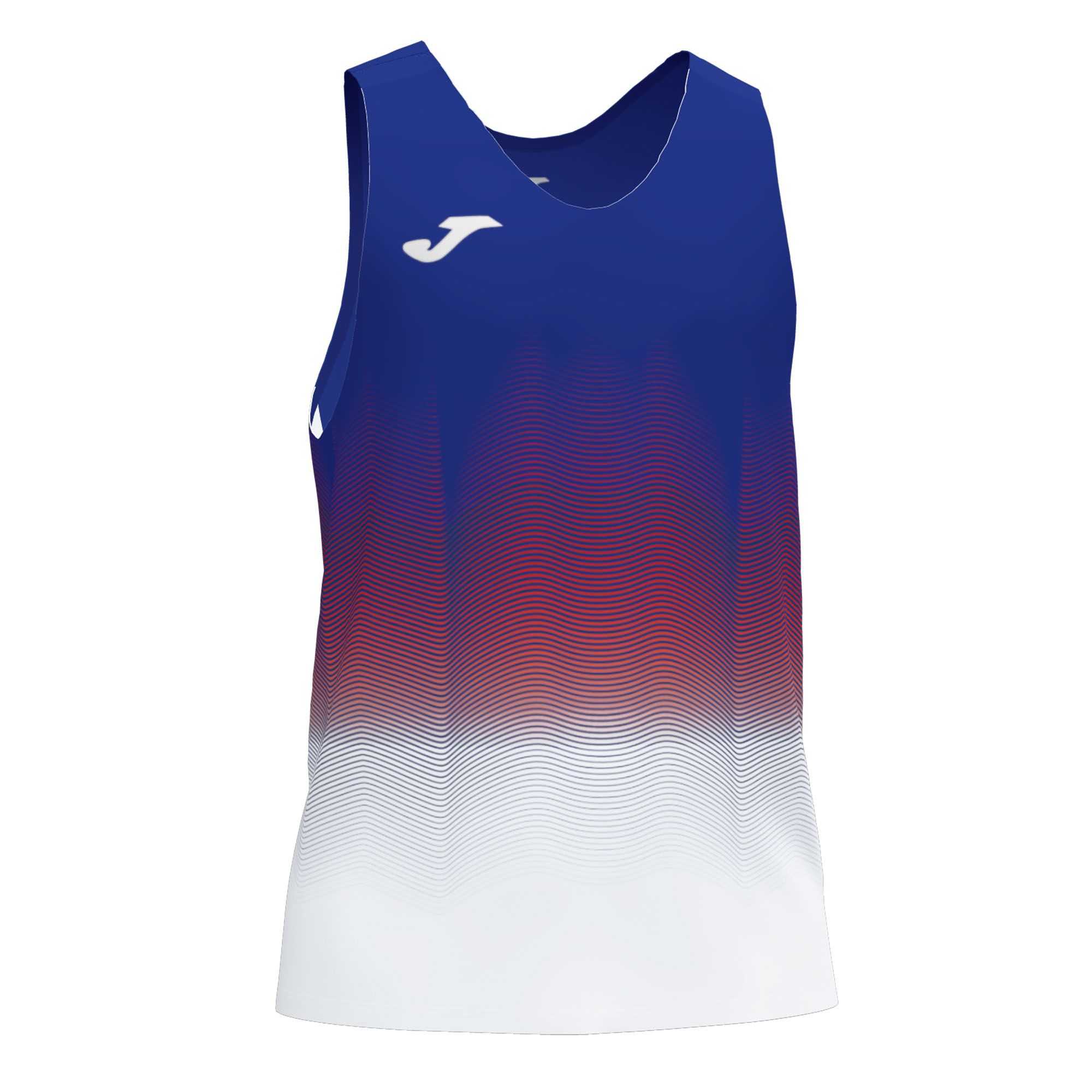 Joma Elite Vii T-shirt Sleeveless Erkek Tişört Kraliyet Mavisi Beyaz Kırmızı | 06OXNWMYB