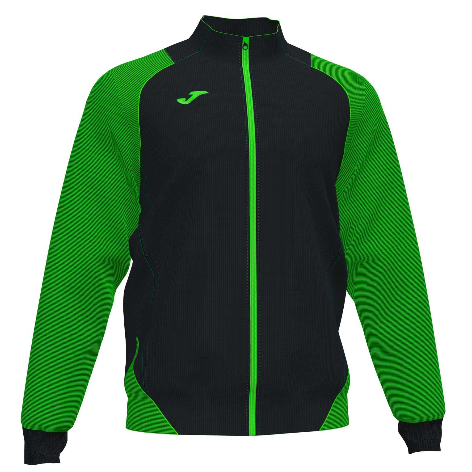 Joma Essential Ii Jacket fluor Erkek Eşofman Siyah Yeşil | 58FDCHJBO