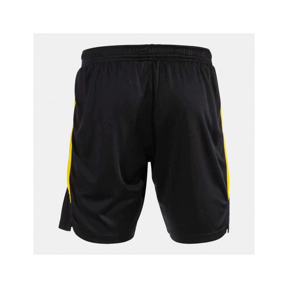 Joma Glasgow Short Erkek Pantolon Siyah Sarı | 02KCYHMAO