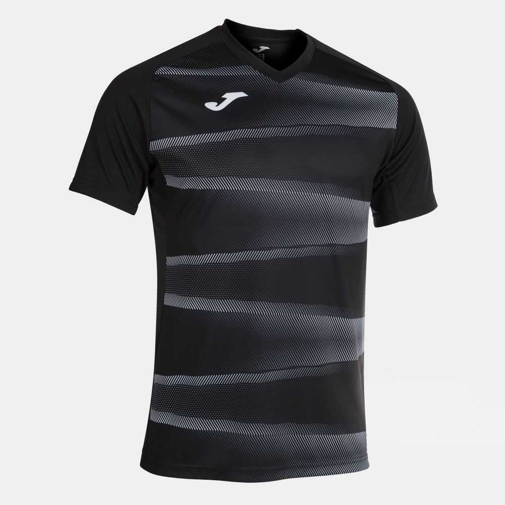 Joma Grafity Ii Short Sleeve T-shirt Erkek Tişört Siyah | 89ZSPFYCG