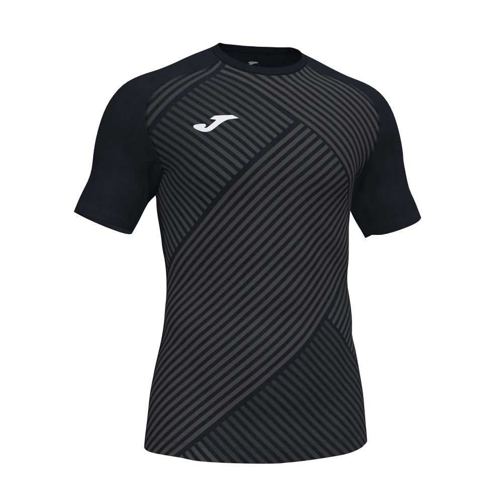 Joma Haka Ii Short Sleeve T-shirt Erkek Tişört Siyah | 27APZKOWB