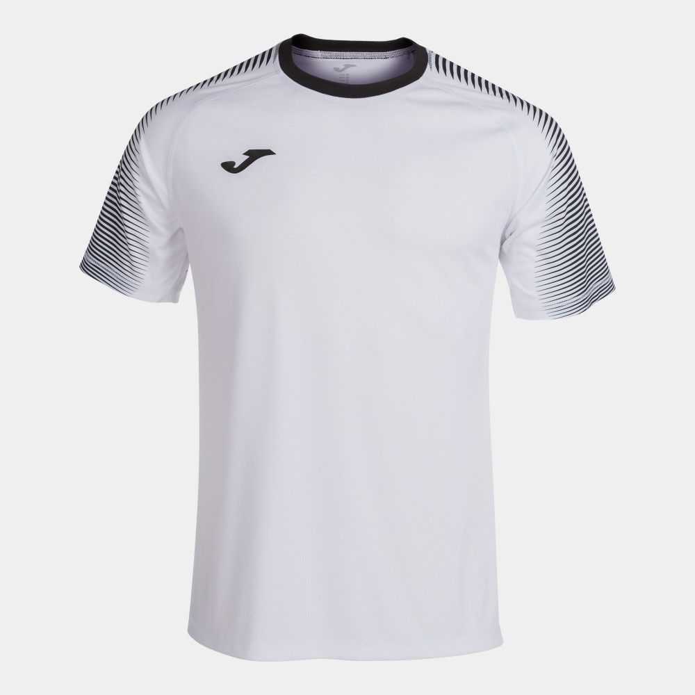 Joma Hispa Iii Short Sleeve T-shirt Erkek Tişört Beyaz | 62METBXWQ