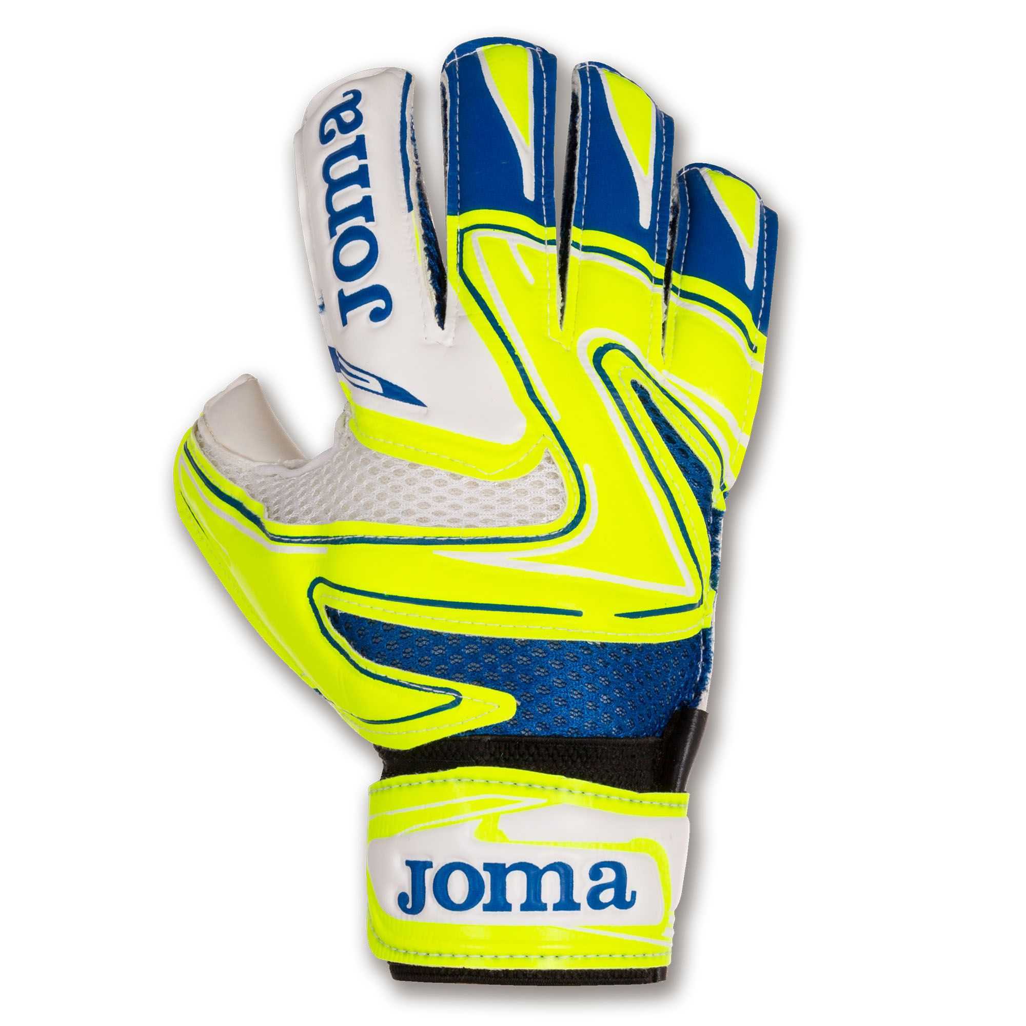 Joma Hunter Goalkeeper Gloves Fluor Erkek Eldiven Kraliyet Mavisi Sarı | 34HZBYJUI