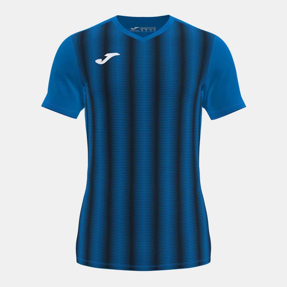 Joma Inter Ii Short Sleeve T-shirt Erkek Tişört Kraliyet Mavisi Siyah | 96EAUKFQM