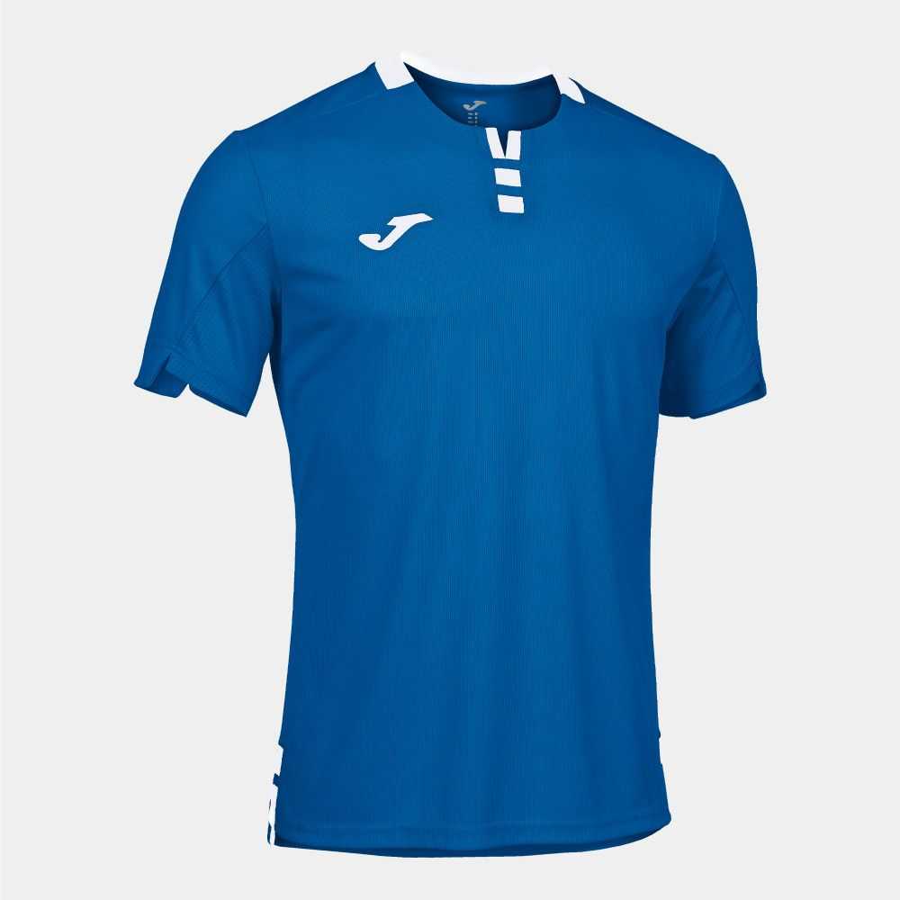 Joma Iv Short Sleeve T-shirt Erkek Tişört Altın Kraliyet Mavisi Beyaz | 46PXVRHZQ