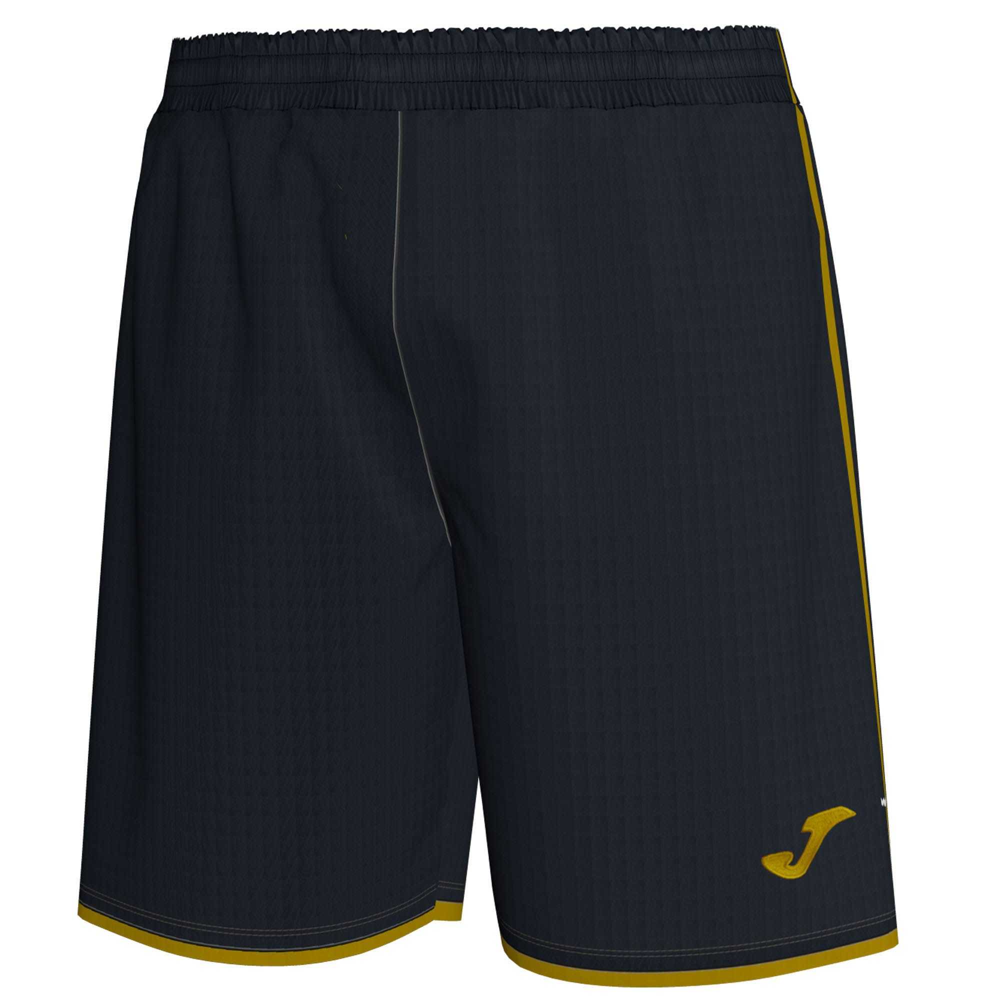 Joma Liga Short Erkek Pantolon Altın Siyah | 83ZQLACUV