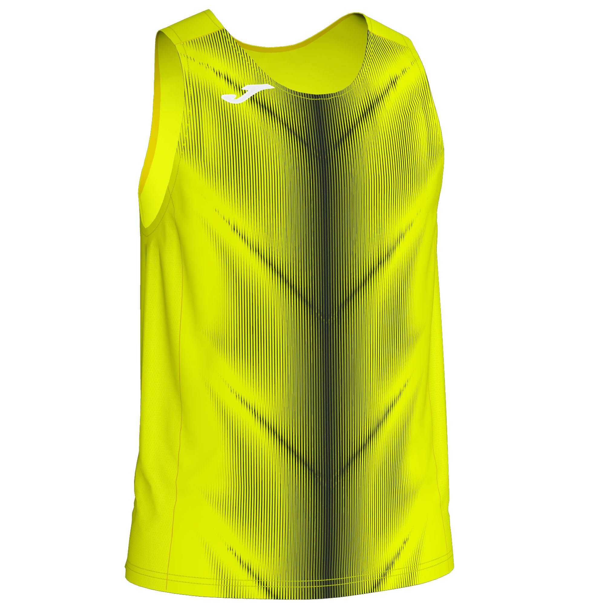 Joma Olimpia T-shirt Fluor Sleeveless Erkek Tişört Sarı Siyah | 57ANVFDWT