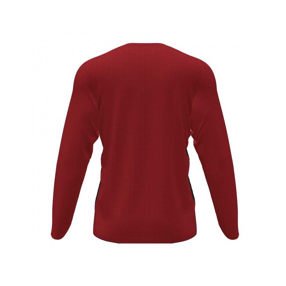 Joma Pisa Ii Long Sleeve T-shirt Erkek Tişört Kırmızı Siyah | 48XQWBOMS