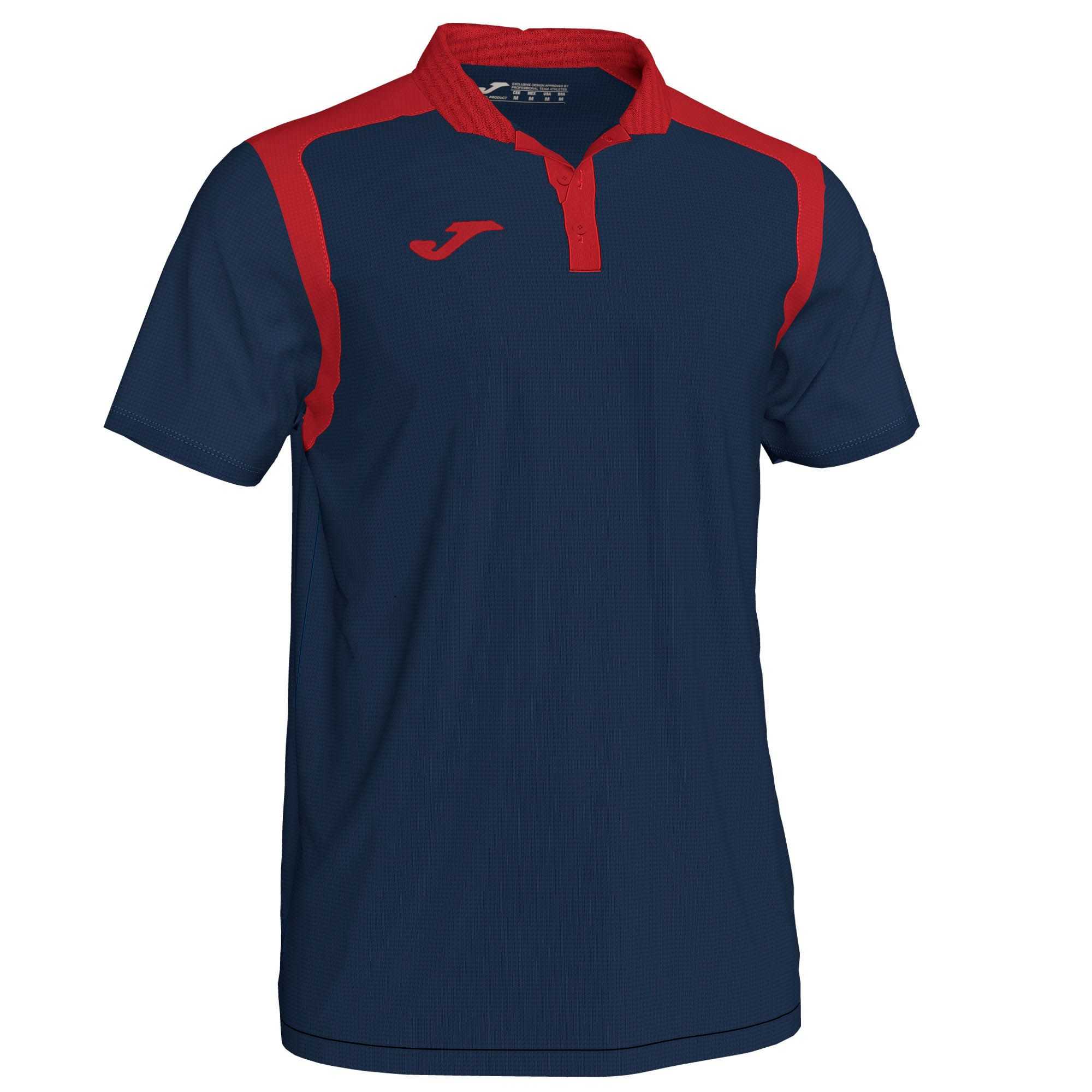 Joma Polo Champion V S/S Erkek Tişört Lacivert Kırmızı | 47BECWSOD