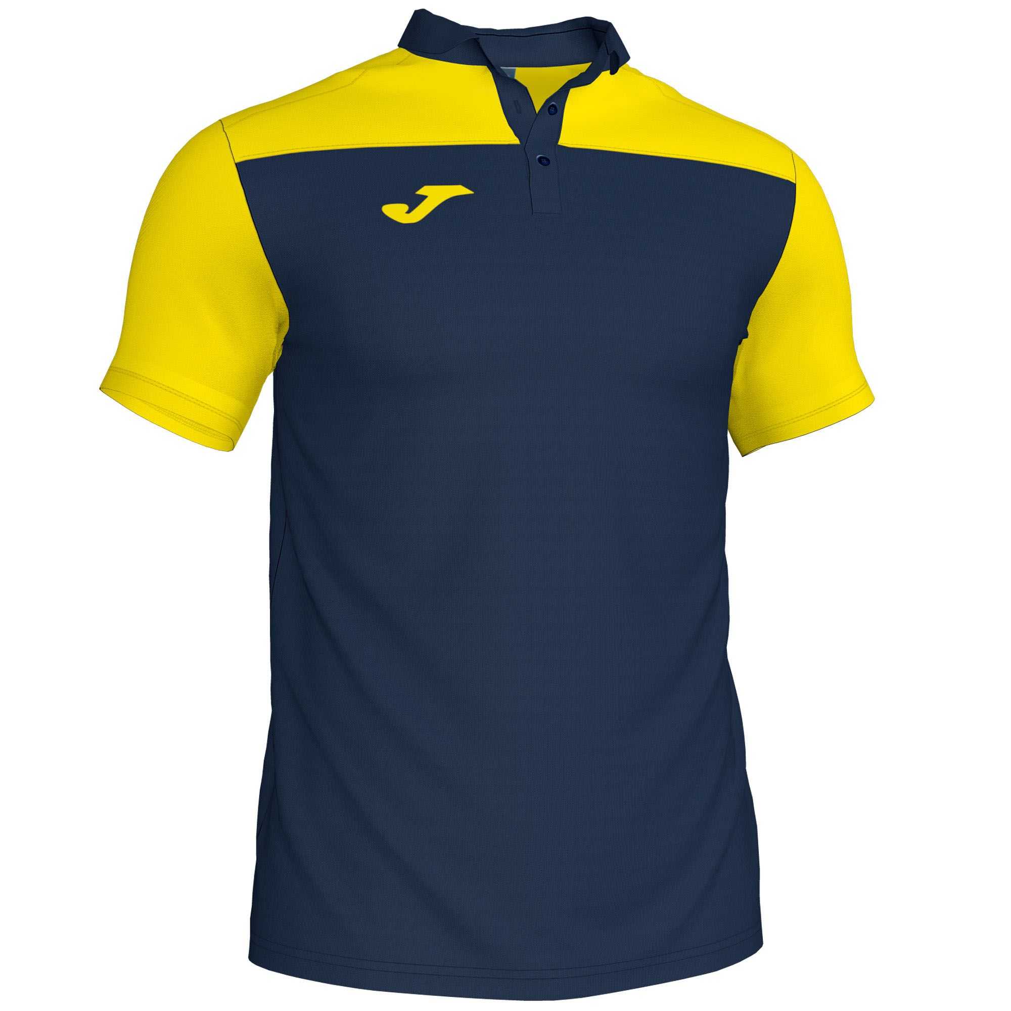 Joma Polo Shirt Combi S/S Erkek Tişört Lacivert Sarı | 47BCAHPOZ