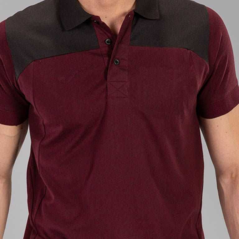 Joma Polo Shirt Winner Ii Cotton S/S Erkek Tişört Bordo Siyah | 40WAPJIEC