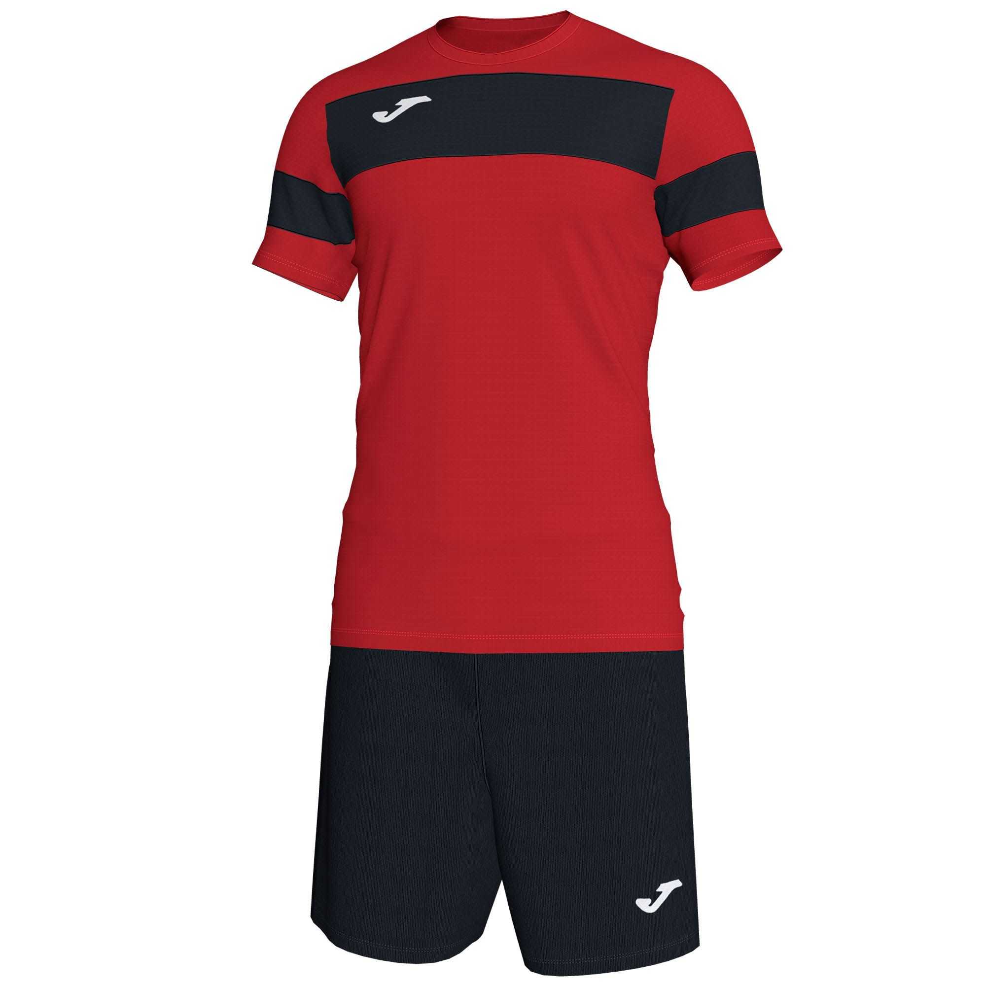 Joma Set Academy Ii S/S Erkek Setler Kırmızı Siyah | 15SWTHXCQ