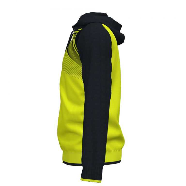 Joma Supernova Ii Hoodie Jacket Fluor Erkek Eşofman Sarı Siyah | 93INBUOTX