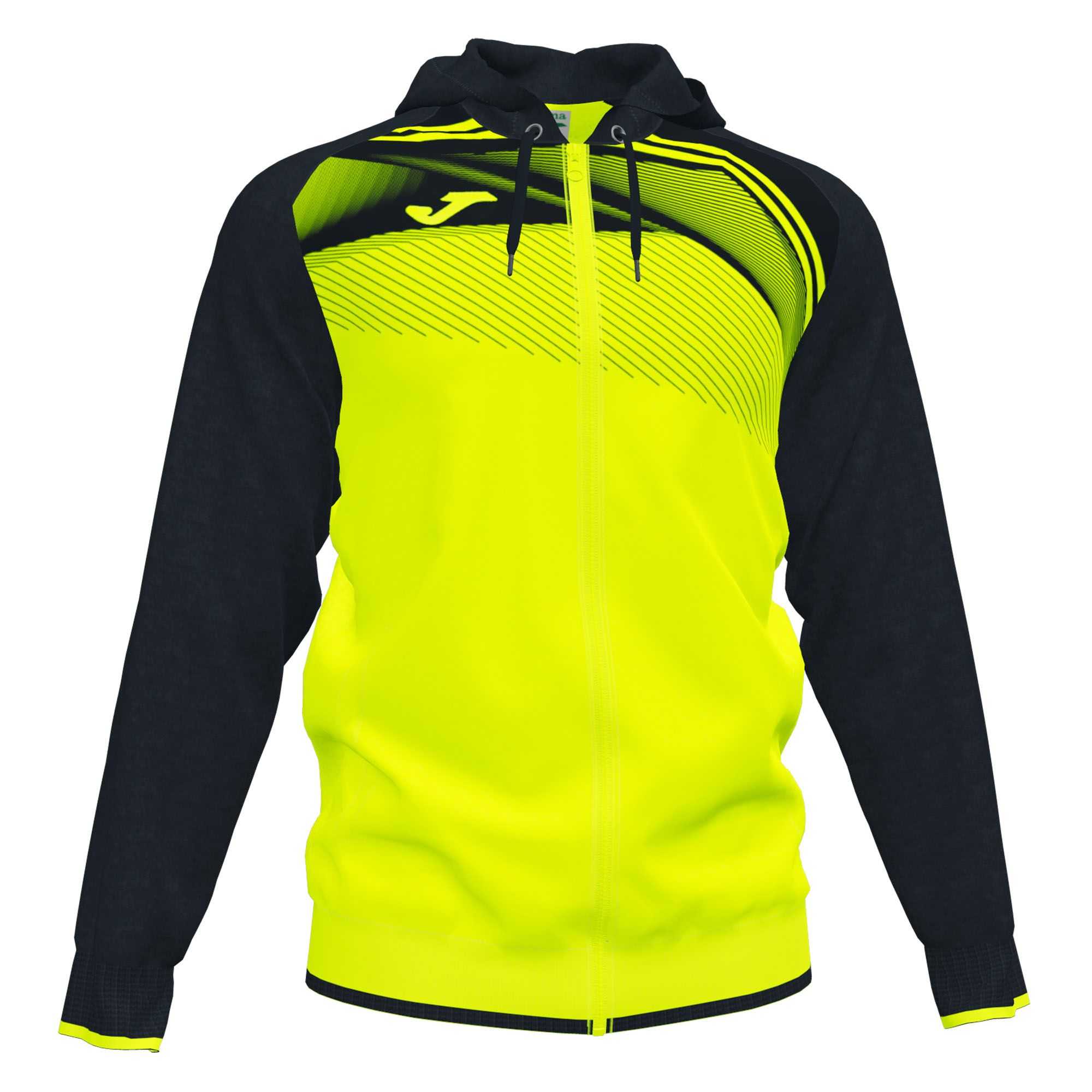 Joma Supernova Ii Hoodie Jacket Fluor Erkek Eşofman Sarı Siyah | 93INBUOTX