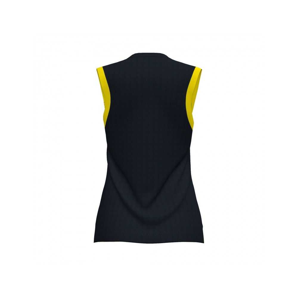 Joma Supernova Iii Sleeveless Shirt Kadın Tişört Siyah Sarı | 52SKWZQXJ