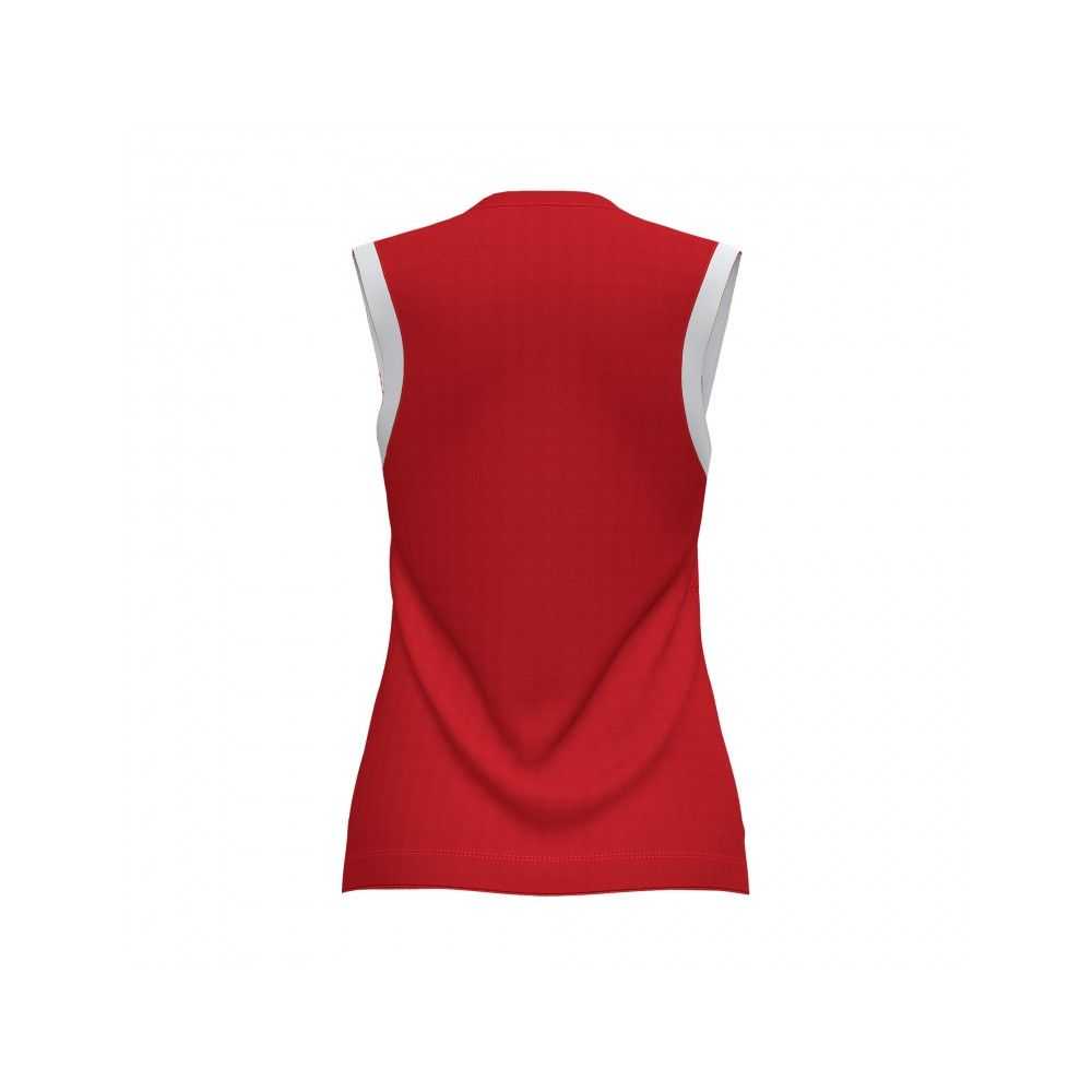 Joma Supernova Iii Sleeveless Shirt Kadın Tişört Kırmızı Beyaz | 58KOJESAR