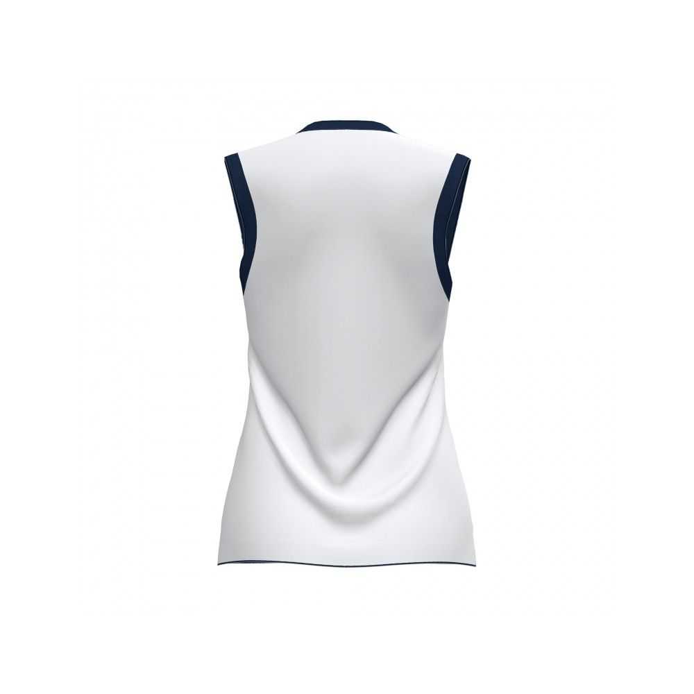 Joma Supernova Iii Sleeveless Shirt Kadın Tişört Beyaz Lacivert | 29OVPAZLR