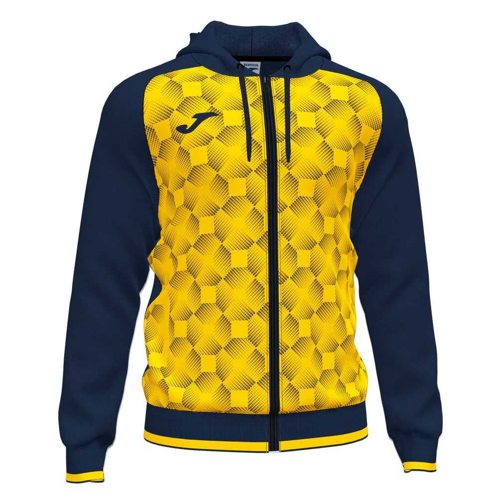 Joma Supernova Iii Zip up Hoodie Erkek Eşofman Lacivert Sarı | 46SHMBAFV