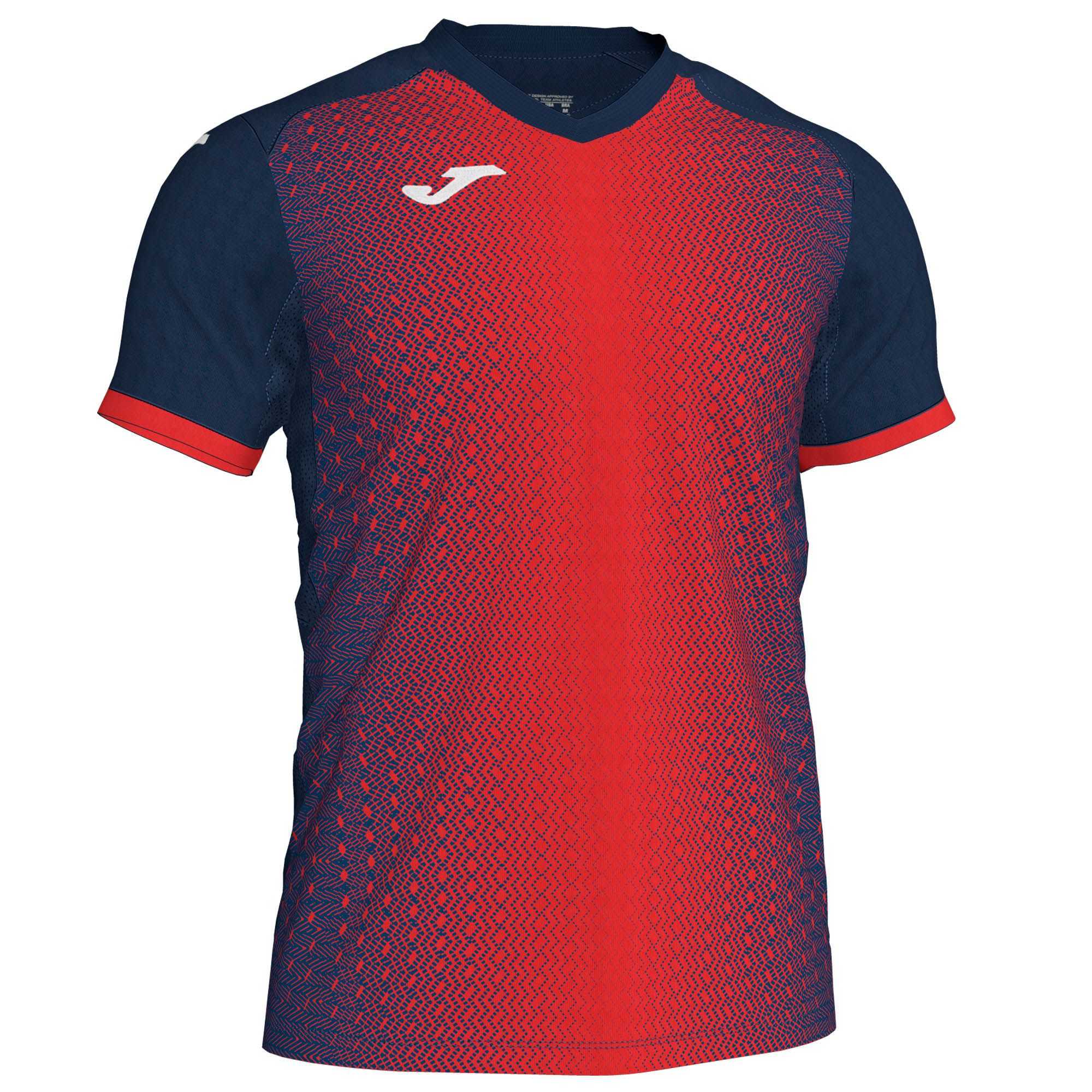 Joma Supernova T-shirt S/S Erkek Tişört Lacivert Kırmızı | 65HZNWBFE