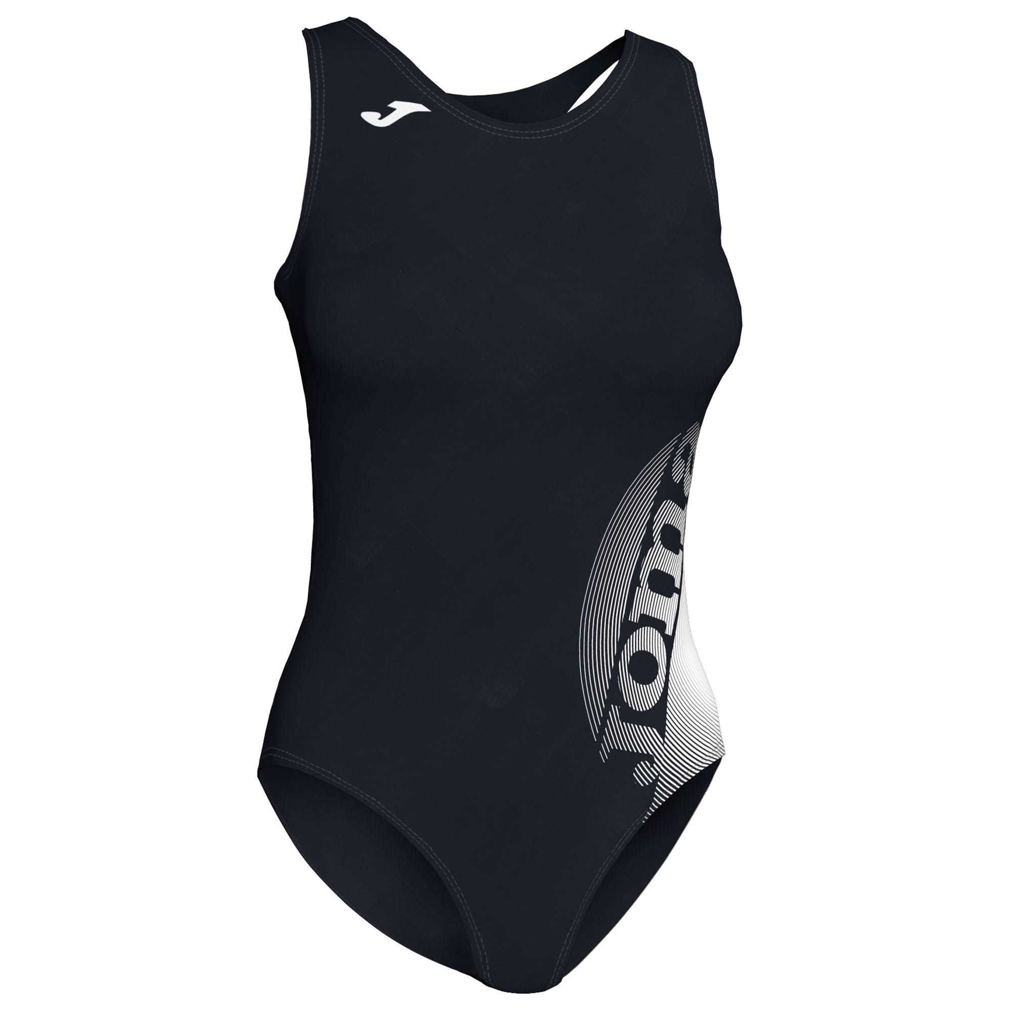 Joma Swimsuit Lake Ii Kadın Mayo Siyah Beyaz | 04ULYTHGM