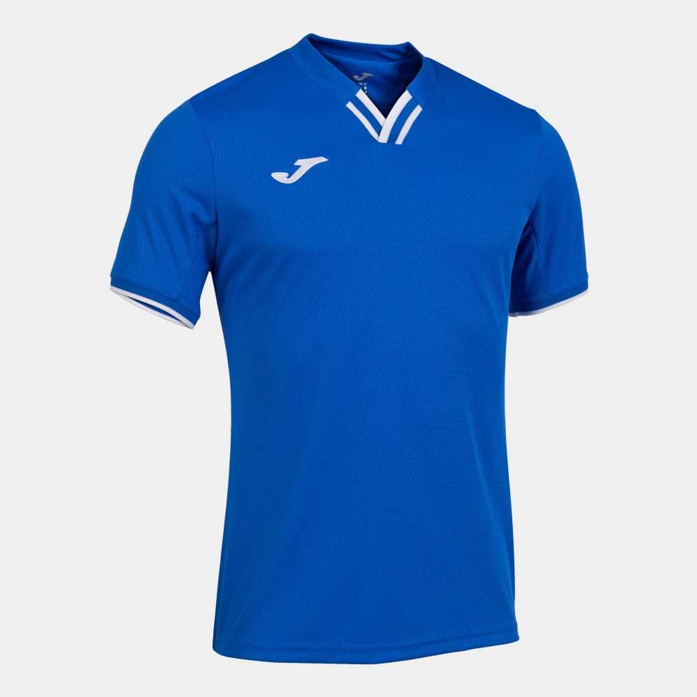 Joma Toletum Iv Short Sleeve T-shirt Erkek Tişört Kraliyet Mavisi Beyaz | 71ELGJYPV