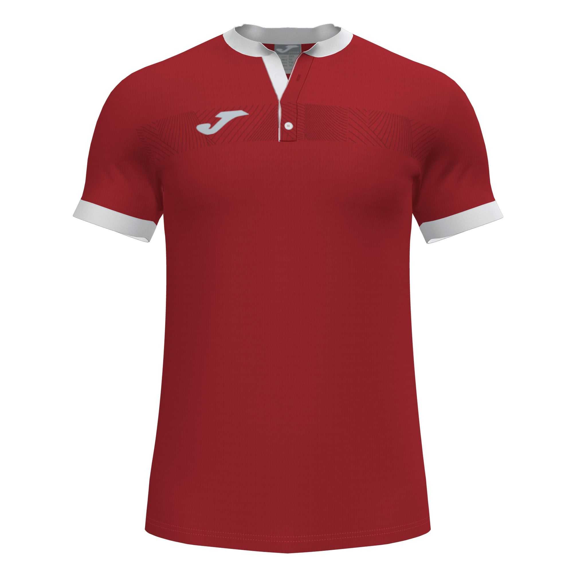 Joma Torneo Short Sleeve Polo Erkek Tişört Kırmızı Beyaz | 13WDCTQIZ