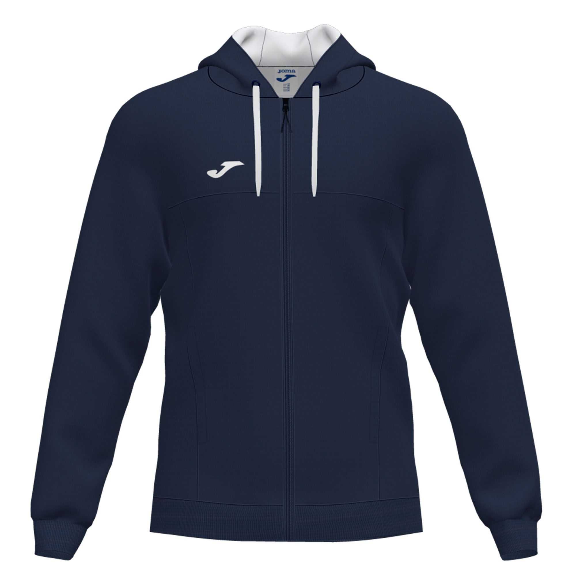 Joma Torneo Zip up Hoodie Erkek Eşofman Lacivert Beyaz | 39AXHOSMV