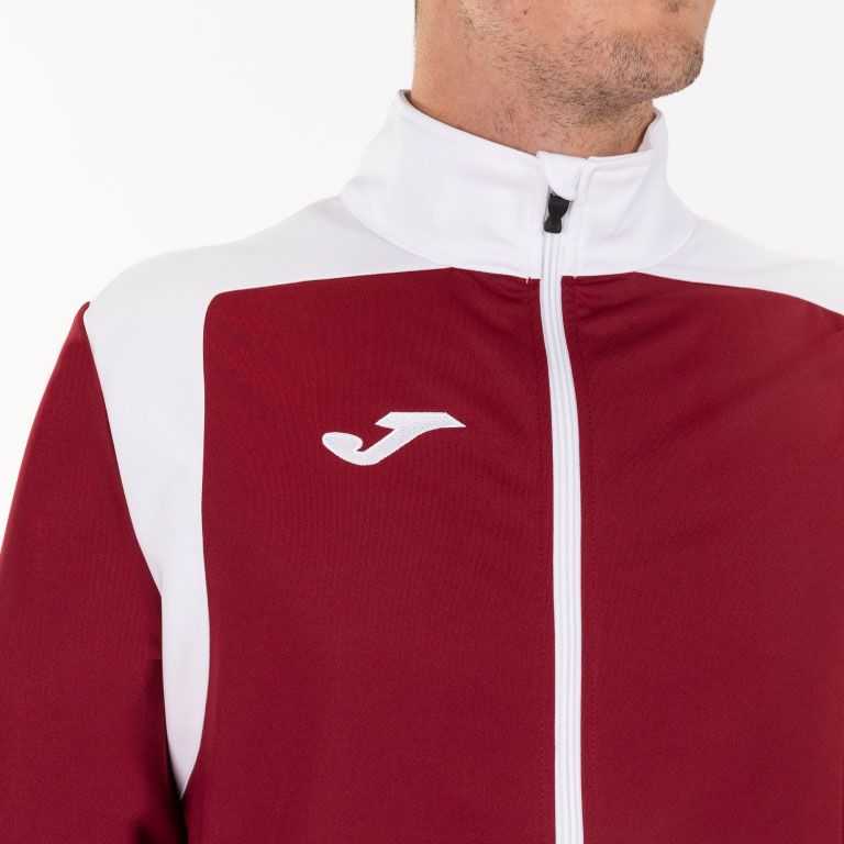 Joma Tracksuit Championship V Erkek Eşofman Bordo Beyaz | 71IVZNOWF