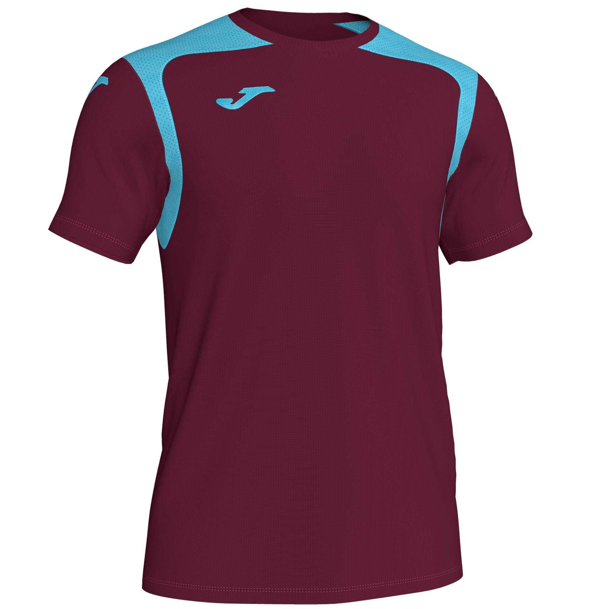 Joma T-shirt Champion V S/S Erkek Tişört Bordo Mavi | 95KZQNTFO