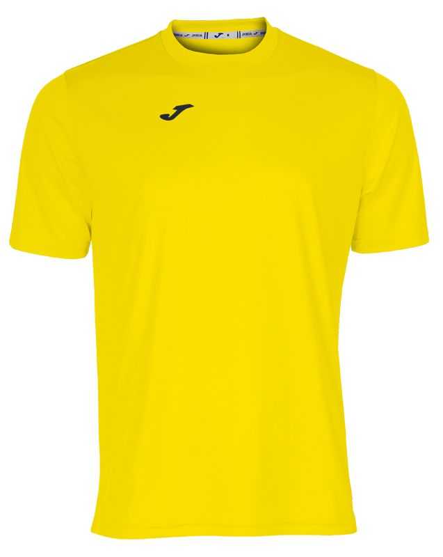 Joma T-shirt Combi S/S Erkek Tişört Sarı | 50VQNEWCT