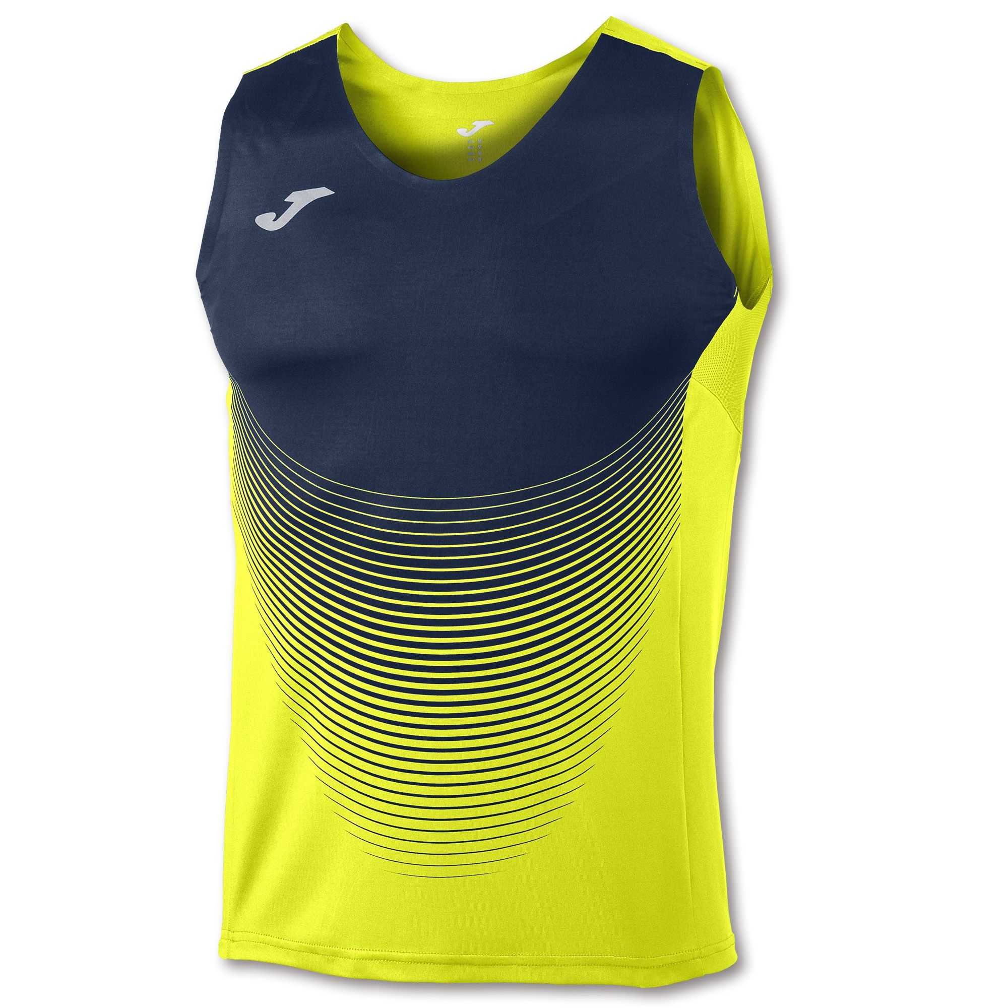 Joma T-shirt Elite Vi Sleeveless Erkek Tişört Sarı Lacivert | 47UWSRMGK